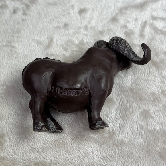 Pete Apsit Ram Buffalo Holy Herd Figurine Noahs Ark 3 inch Brown Resin - Picture 7 of 7